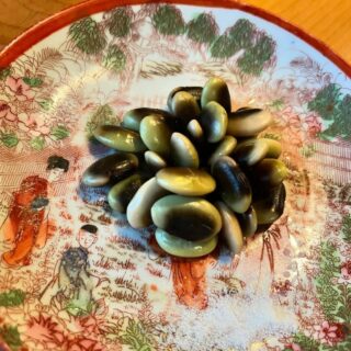 鞍掛豆の塩ゆで