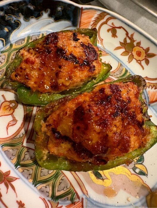 ピーマンの肉詰め