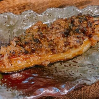 米ナスの味噌田楽