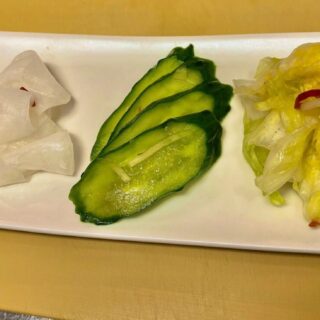 漬けもんの盛り合わせ