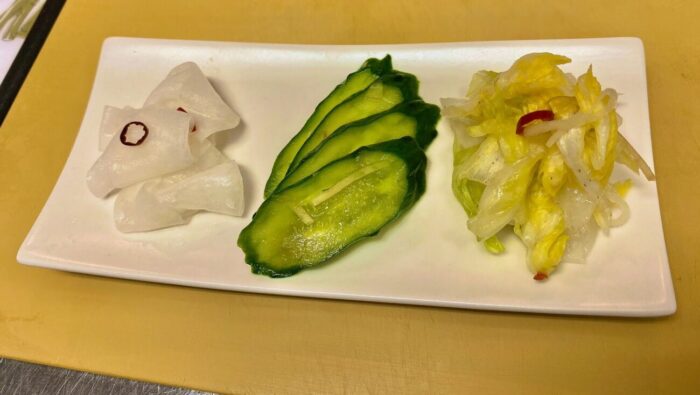 漬けもんの盛り合わせ